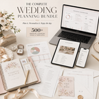The Ultimate Wedding Planning Bundle | 500+ Pages, Templates & Planning Tools